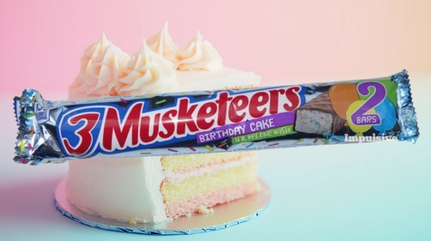 Mars, Inc. 3 Musketeers Bar Birthday Cake