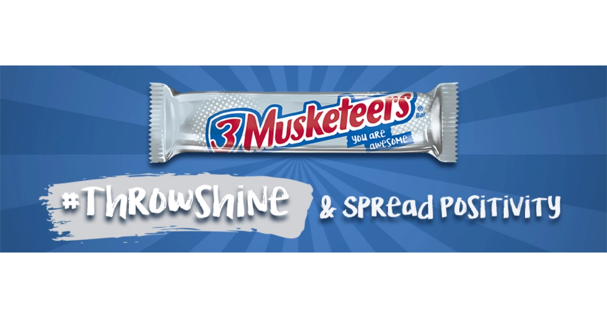 Mars, Inc. 3 Musketeers Bar Throw Shine Ad