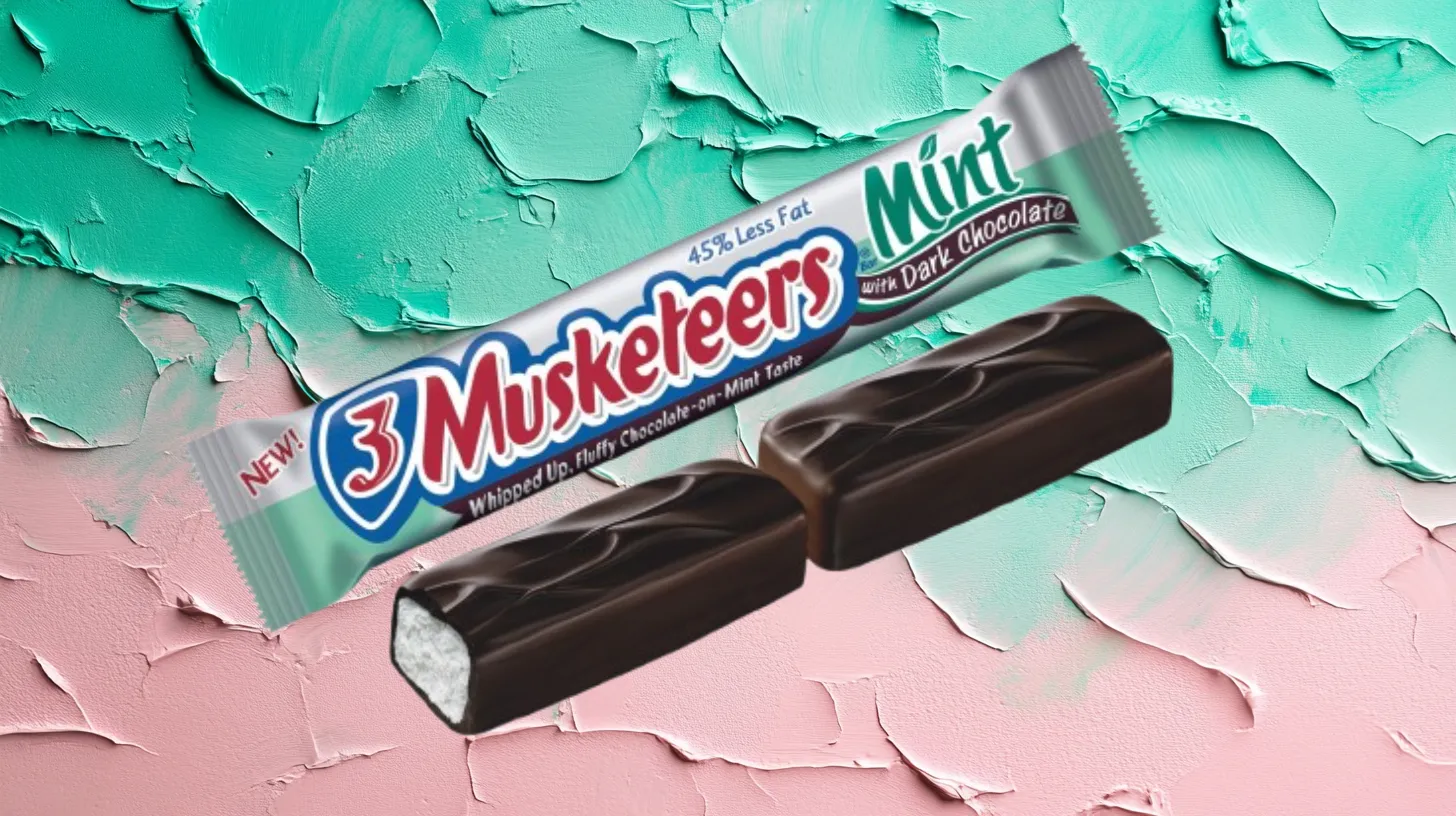 Mars, Inc. 3 Musketeers Bar Mint Flavored