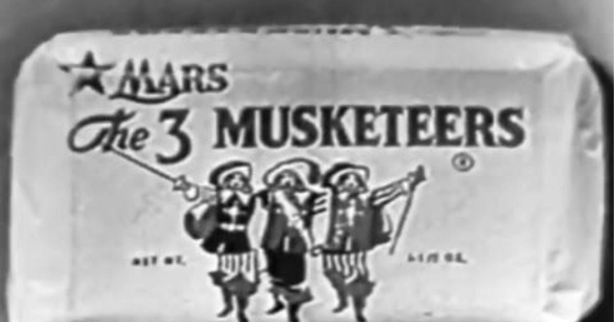 Mars, Inc. 3 Musketeers Bar First Tv Commerical