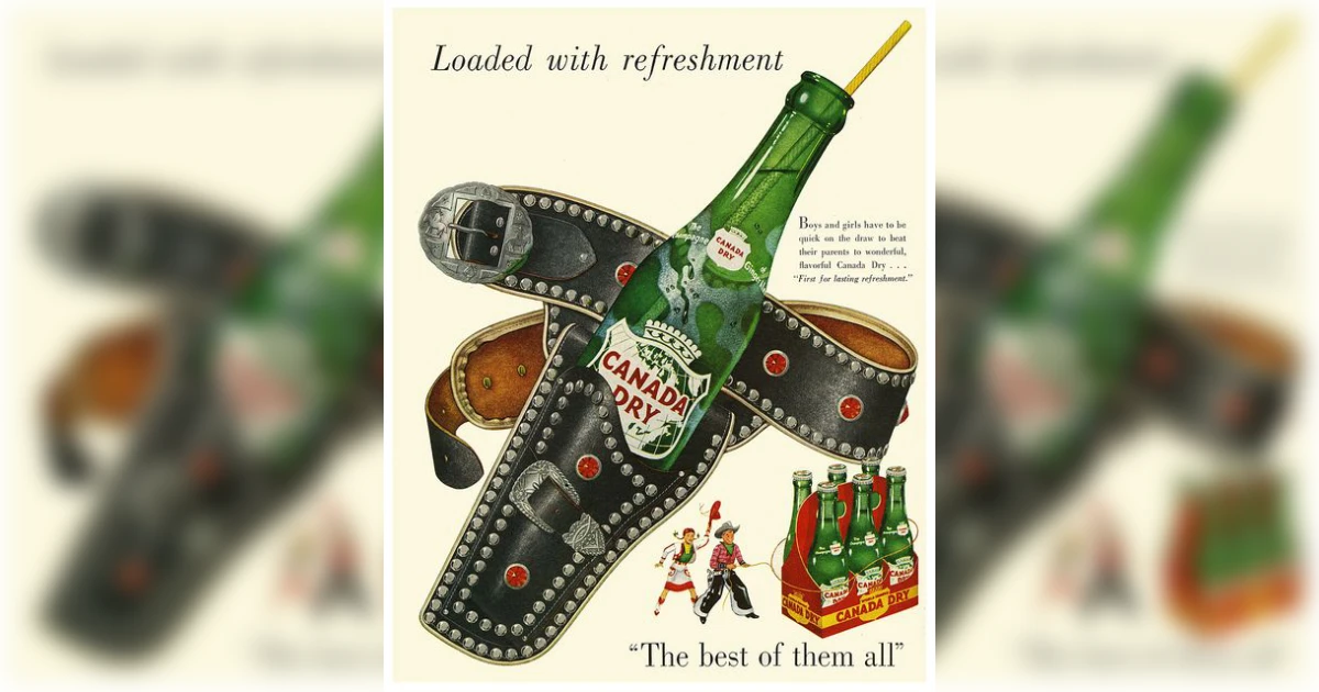Canada Dry Vintage Ad
