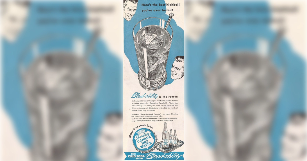 Canada Dry Mixer Ad