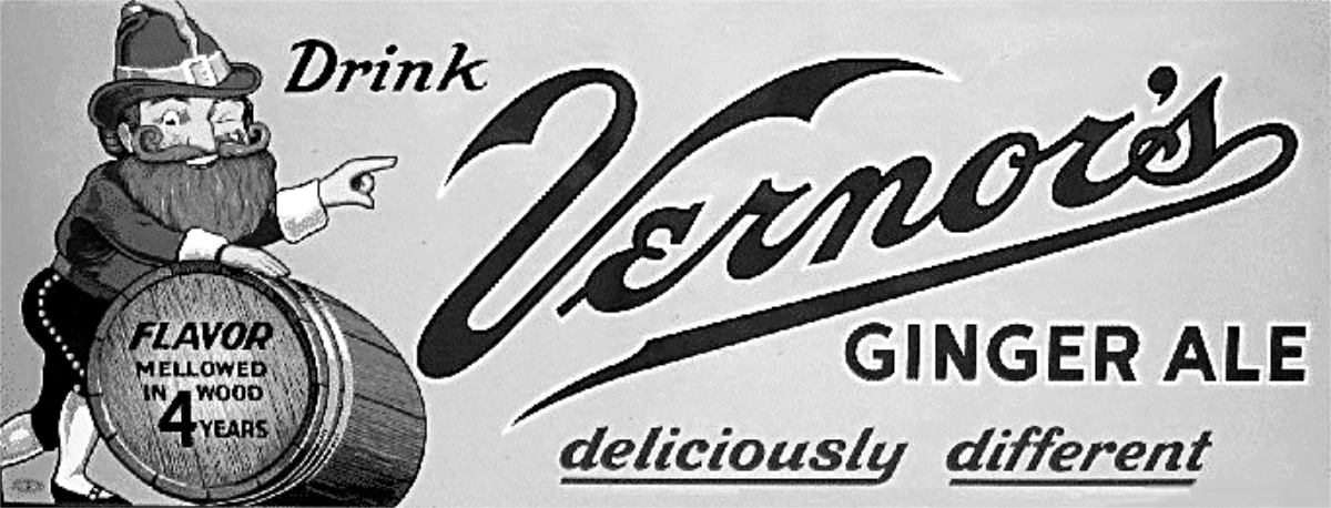 Vernors Vernors Vintage Ad With Woody The Mascot