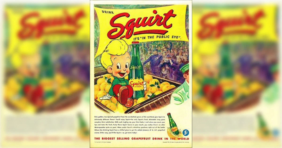 Squirt Vintage Squirt Poster
