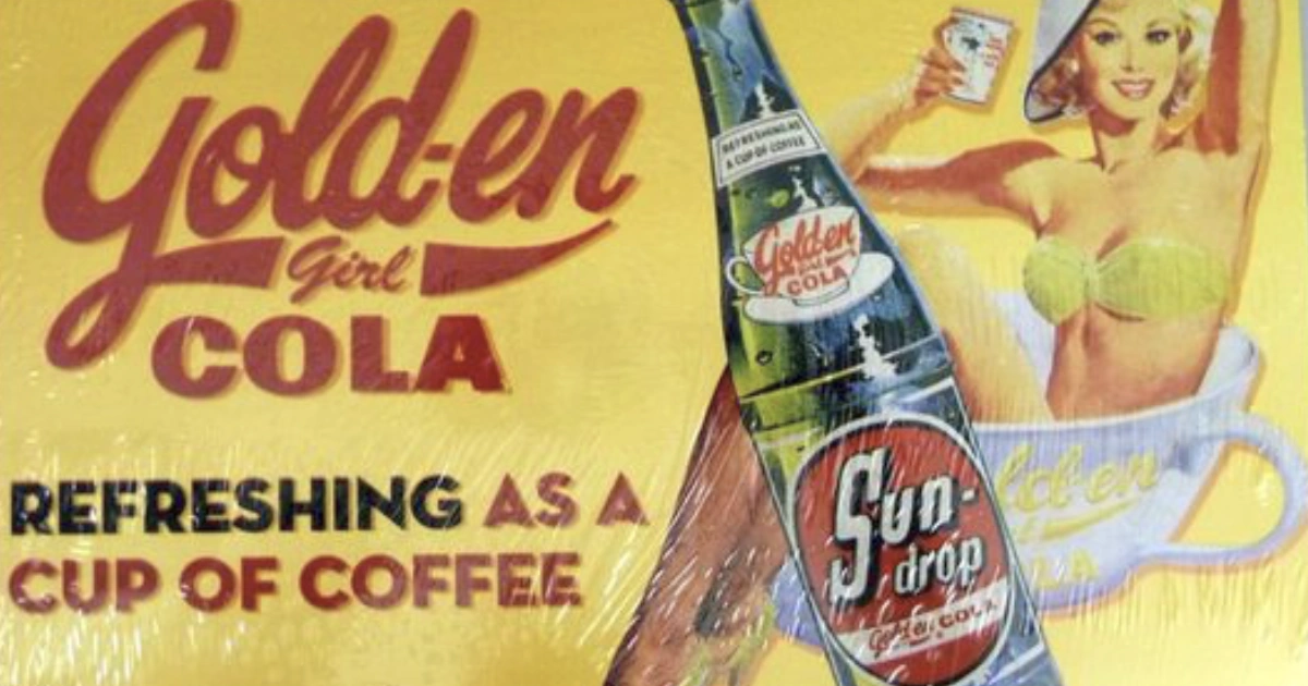 Sun Drop Sun Drop Golden Cola Vintage Ad