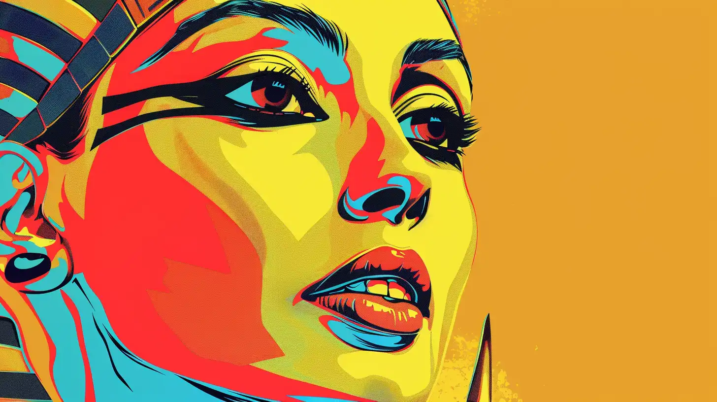 © History Oasis Woman Ancient Egypt Black Eyeliner