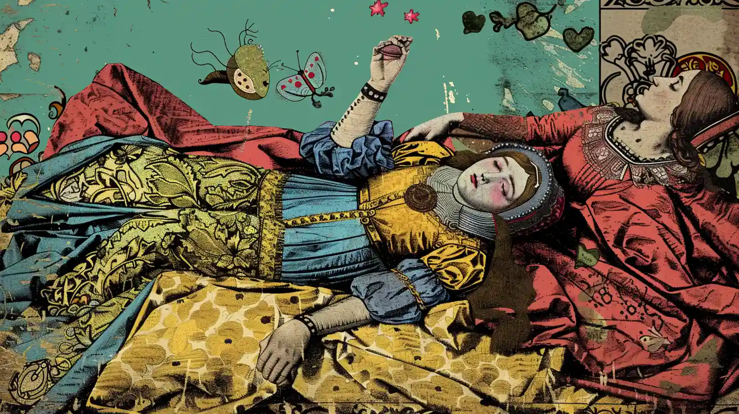 Early Middle Ages Clothing Infested With Parasites
