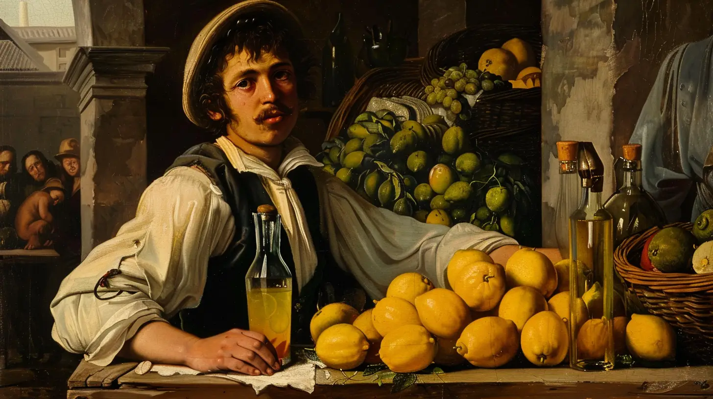 © History Oasis Lemonade Street Vendor 1600s Paris
