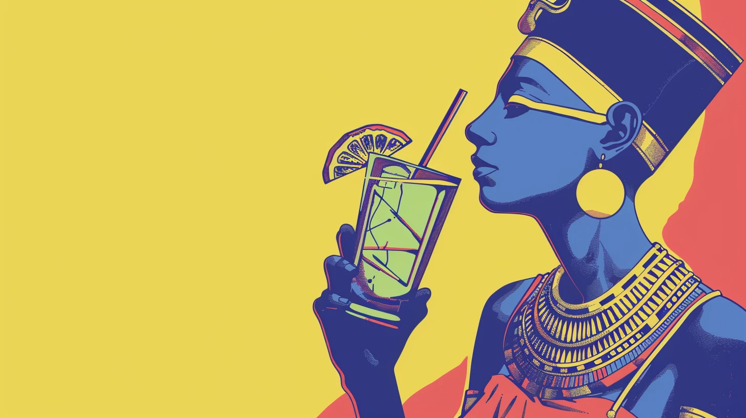 © History Oasis Egyptian Drinking Lemonade