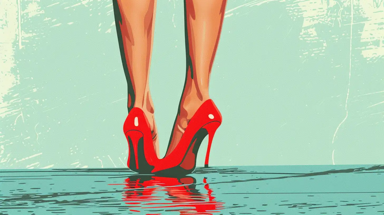 © History Oasis High Heels That Are Painted Red
