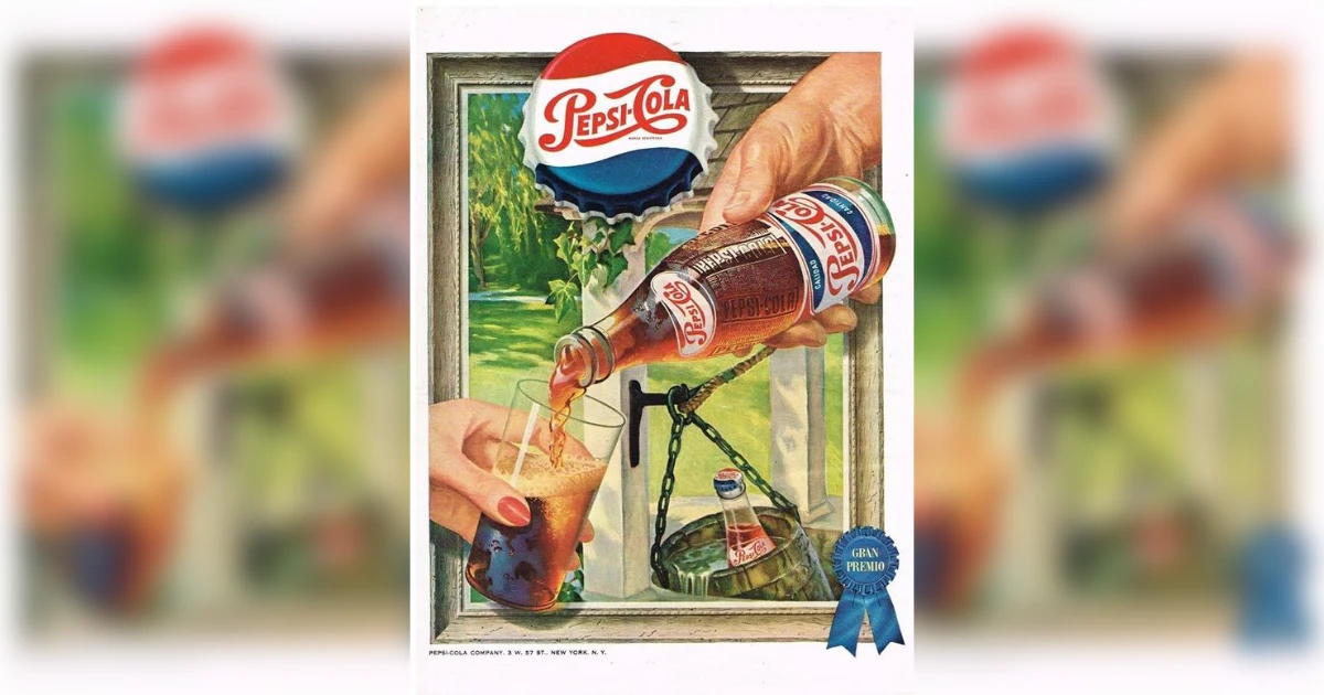 Pepsi Cola Vintage Ad