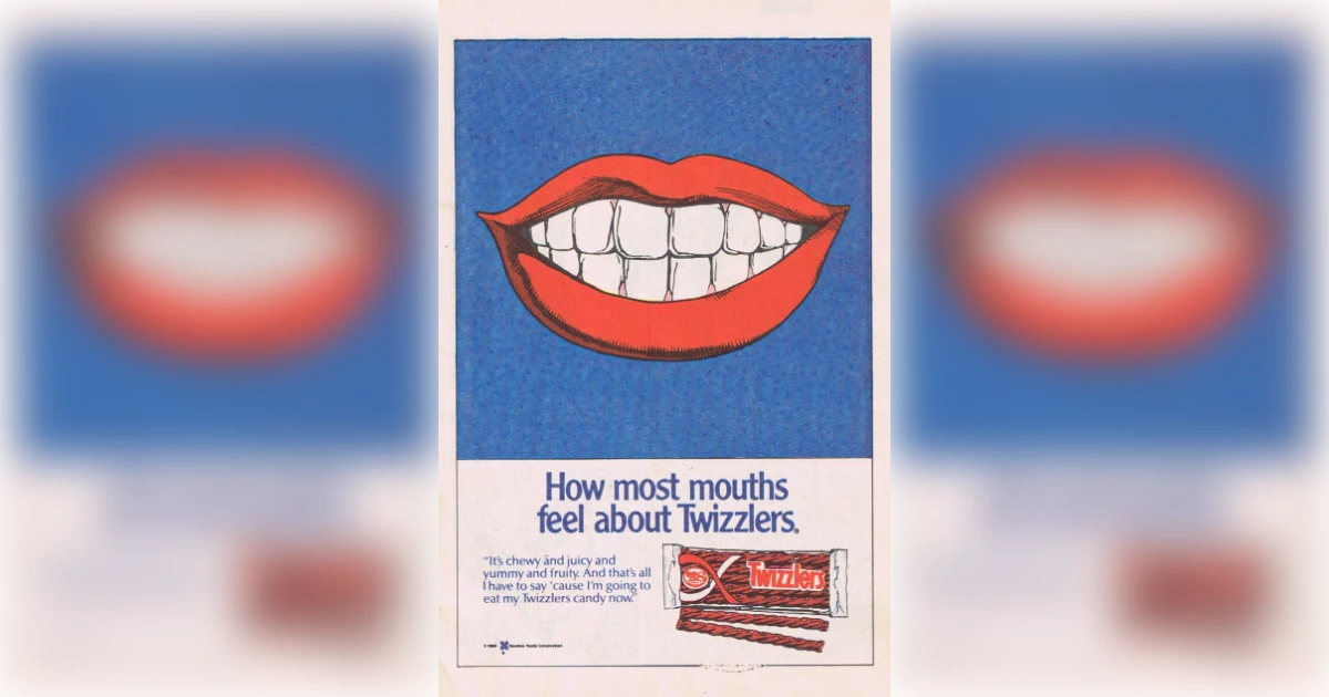 Twizzlers Vintage Ad