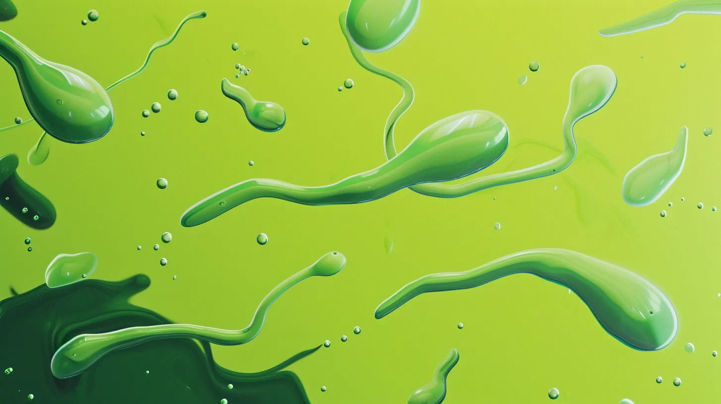 © History Oasis Neon Green Sperm Pop Art