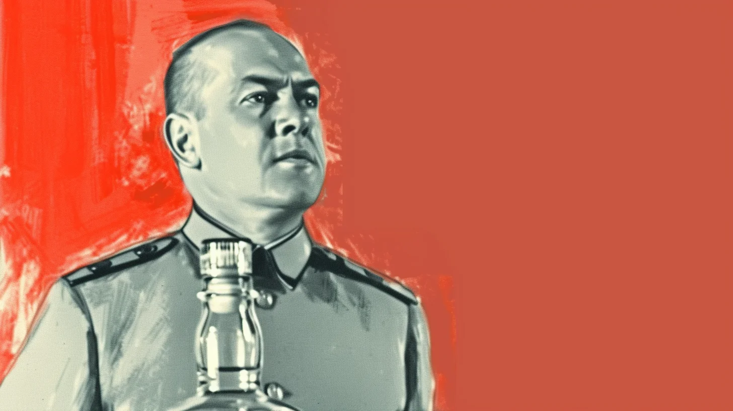 © History Oasis Soviet Union General Clear Bottle