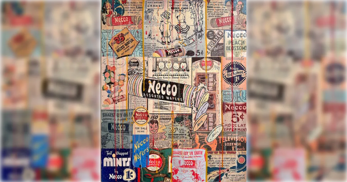 Necco Waffers Collage