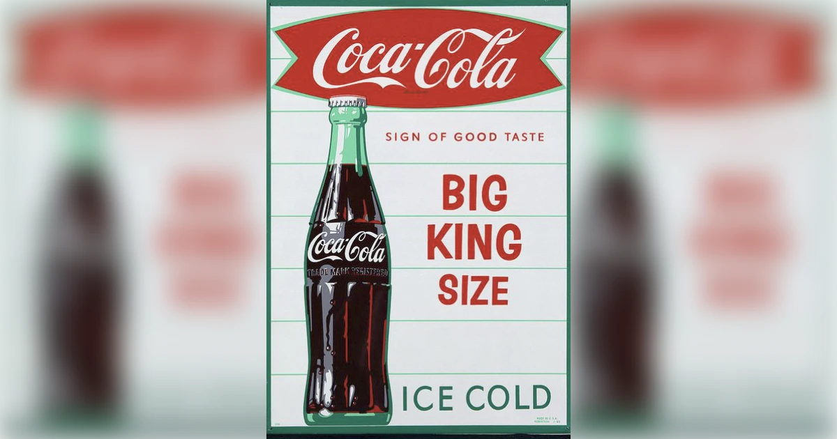 Coca Cola Ad 20 Big King Size