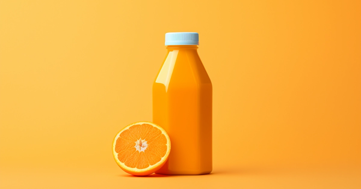 © History Oasis Small Orange Juice Bottle