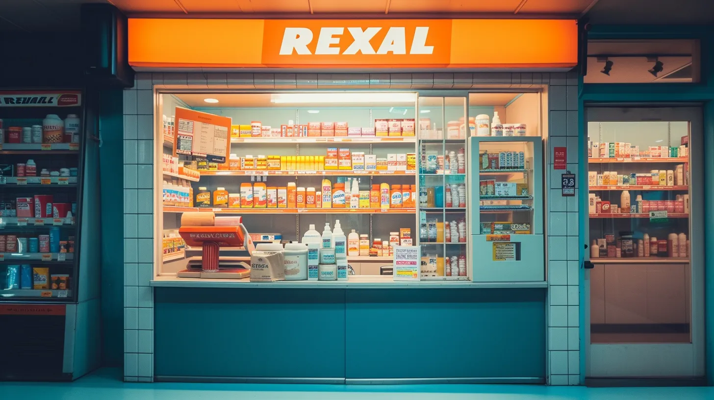 © History Oasis Drug Store That Says REXALL