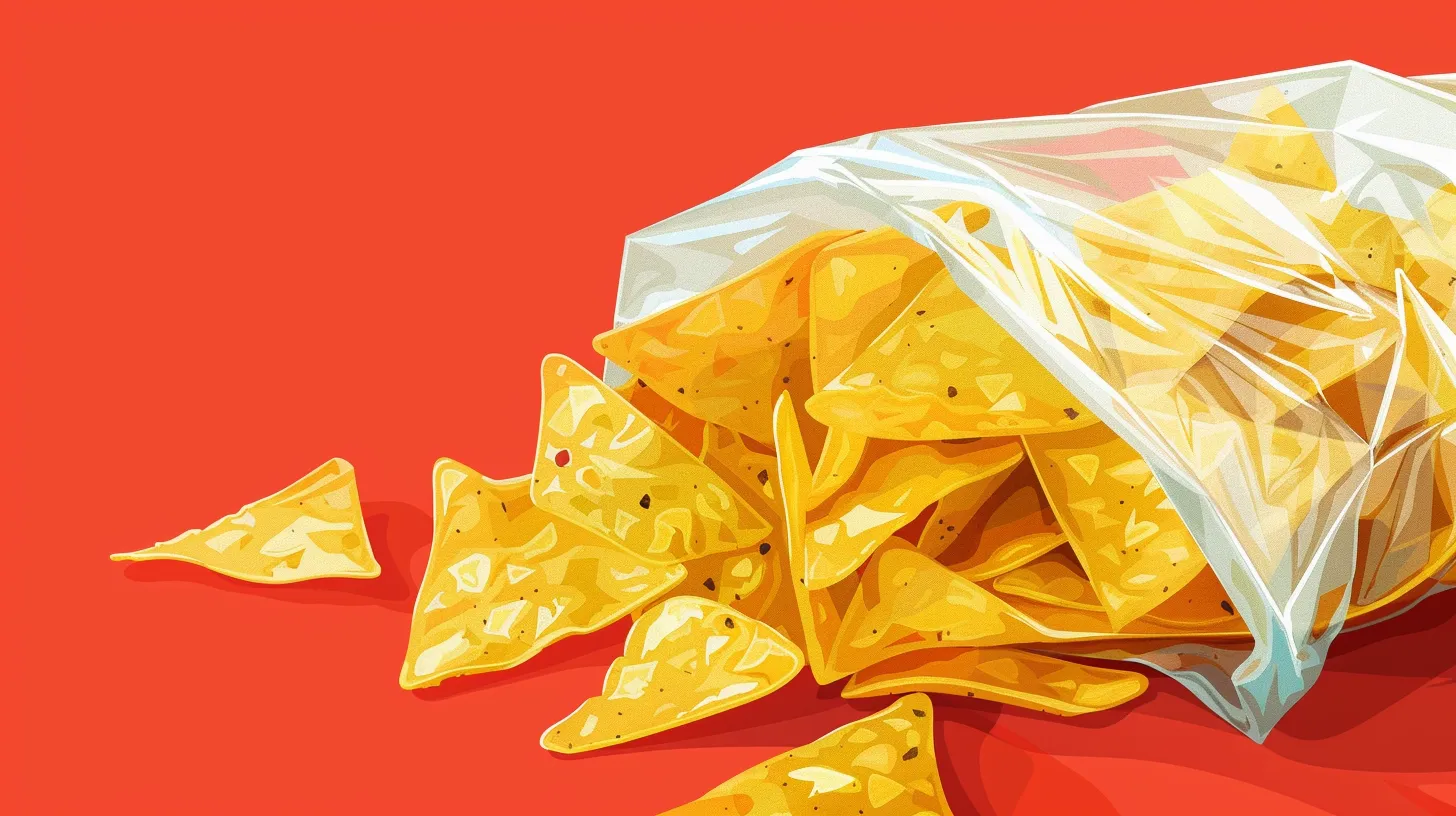 Tortilla Chips In A Plastic Bag