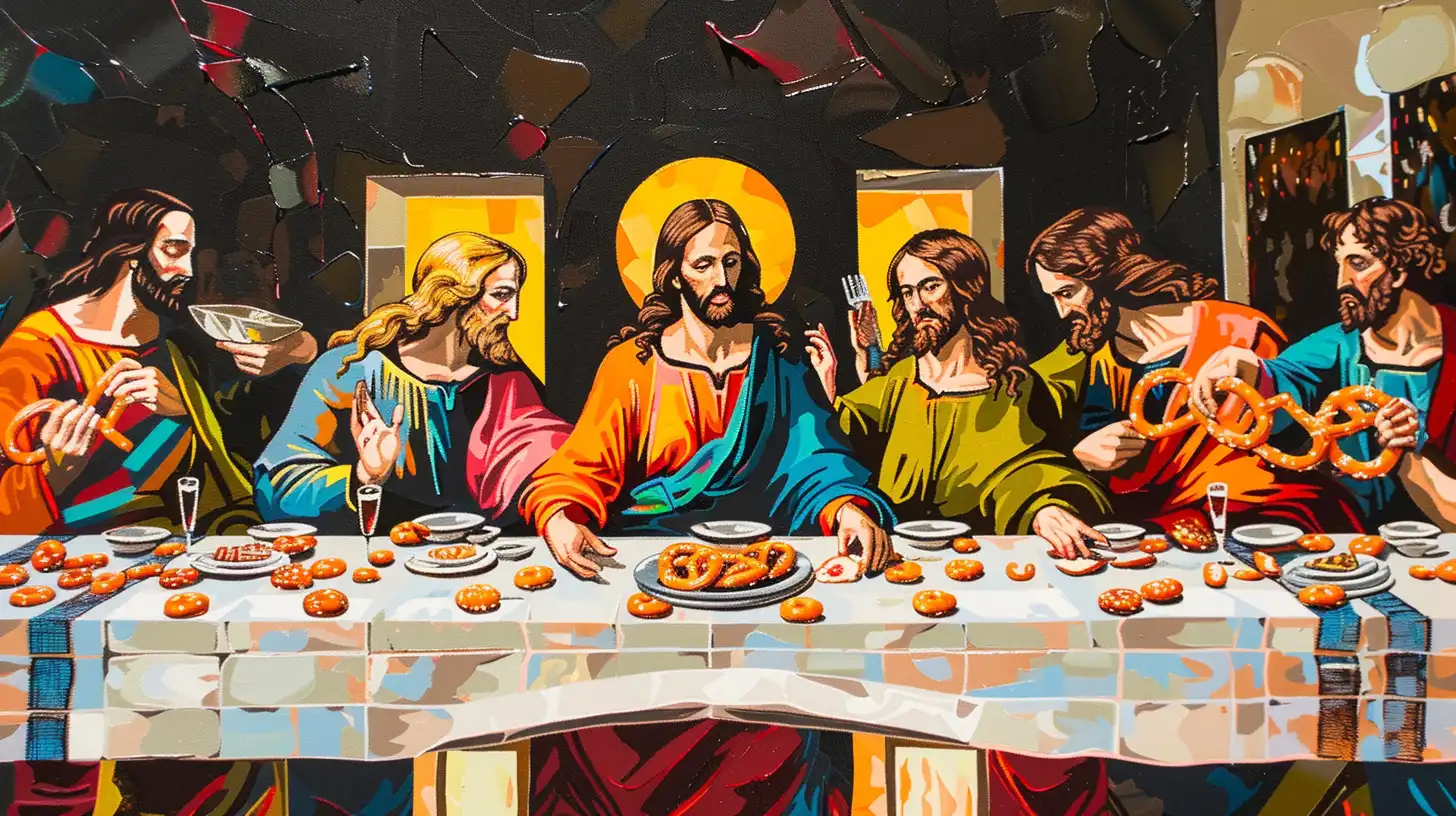 © History Oasis Last Supper Pretzels