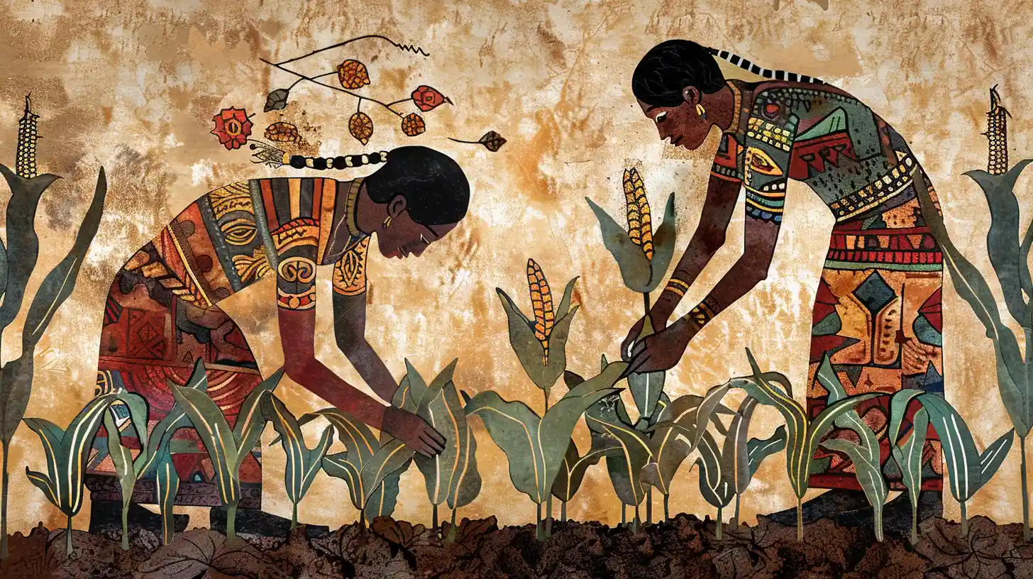 © History Oasis Planting Corn Pre Columbian Indigenous Peoples