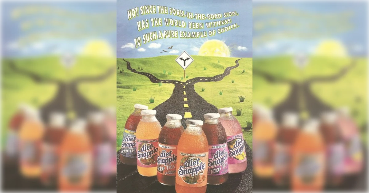 Snapple Vintage Ad