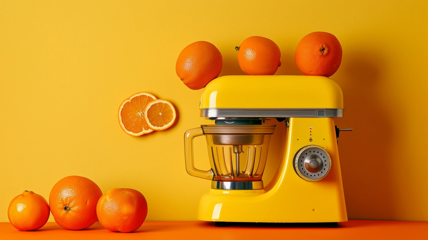© History Oasis Fruit Juicer Machine 1950s