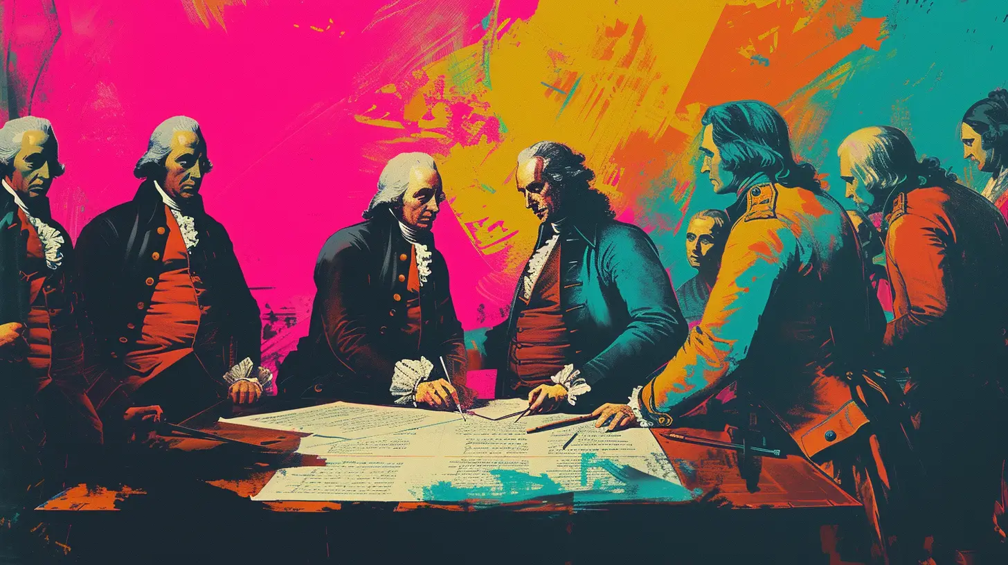 © History Oasis A Treaty Signing In Paris