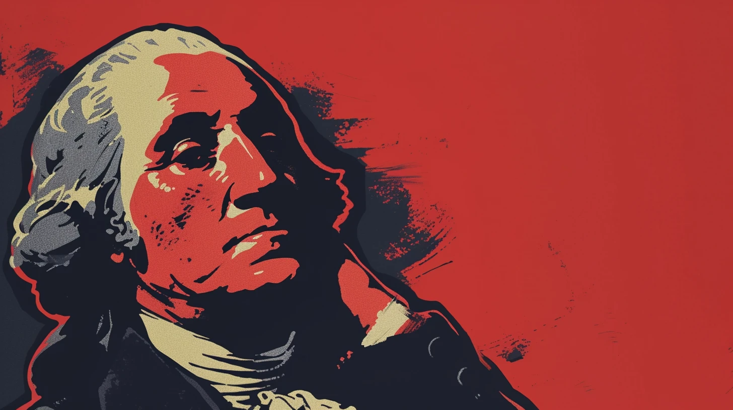© History Oasis A Tired Looking George Washington