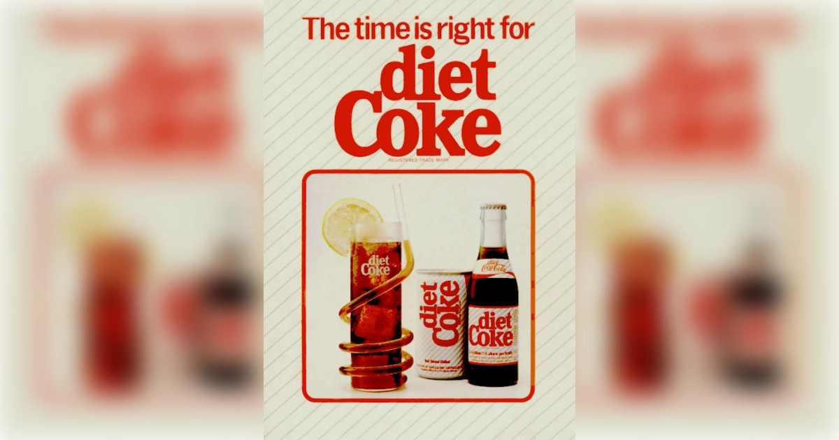 The Coca-Cola Company Diet Coke Vintate Ad