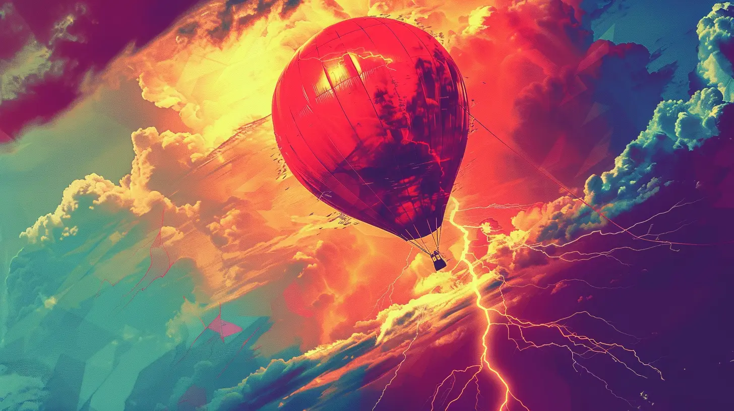A Weather Balloon In A Storm