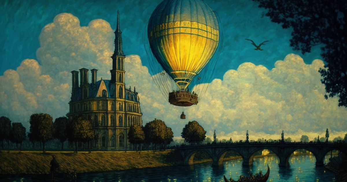 First Hot Air Balloon Flight
