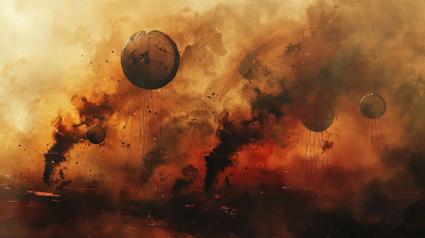 WW2 BARRAGE BALLOONS