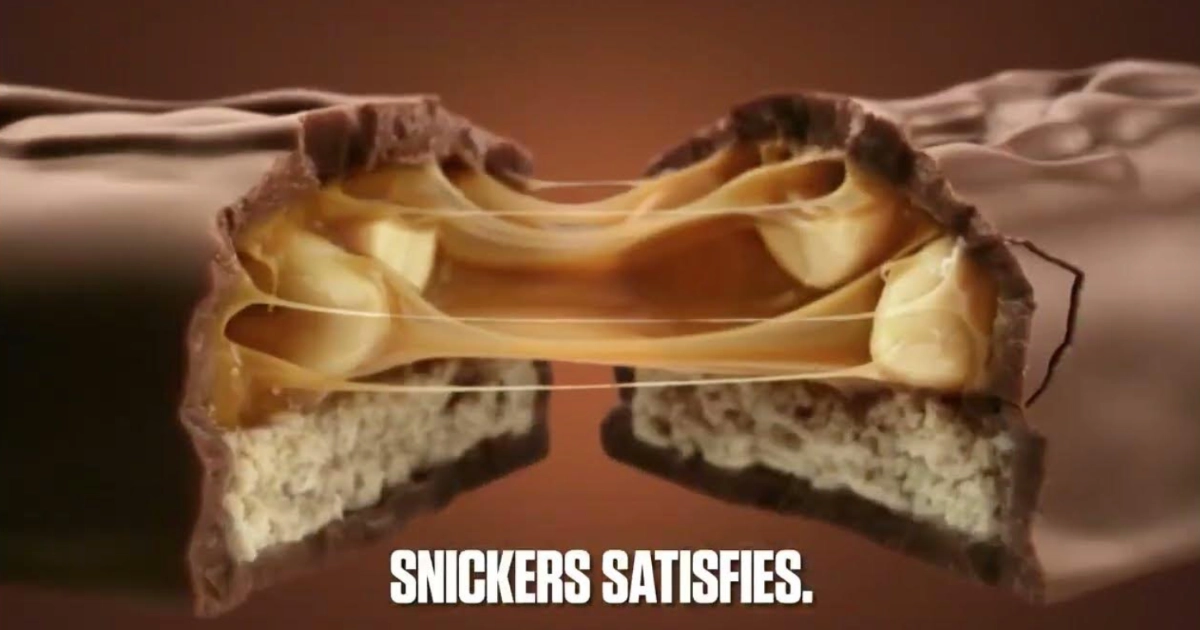 Snickers Satisfies Slogan