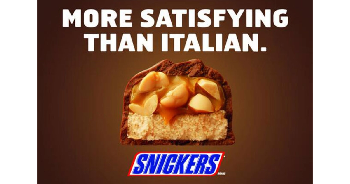 Snickers Most Satisfying Ad