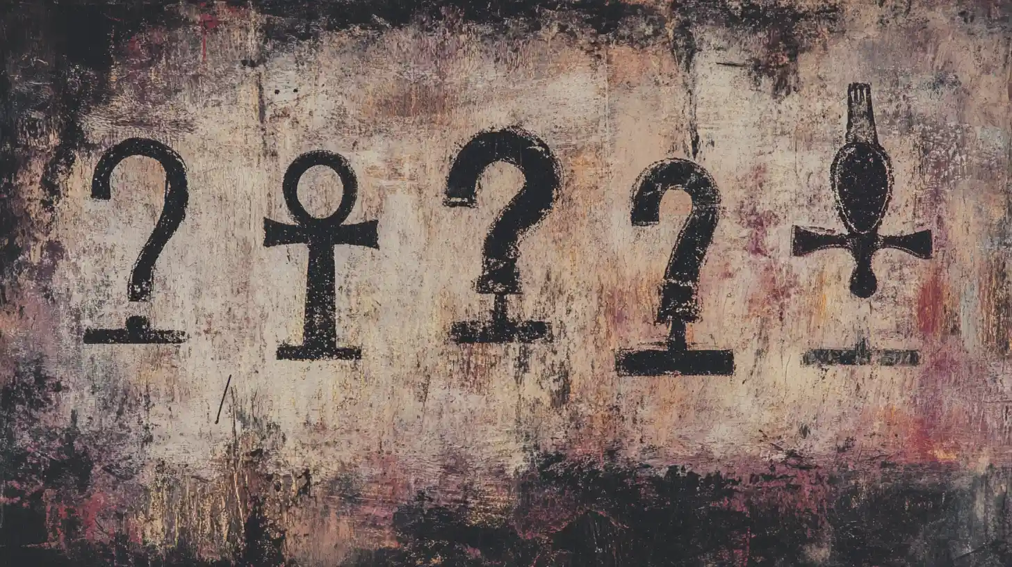 © History Oasis Question Marks Egyptian Hieroglyps