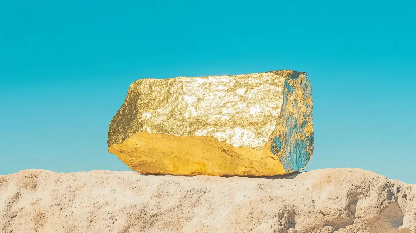 A 17 Pound Gold Nugget