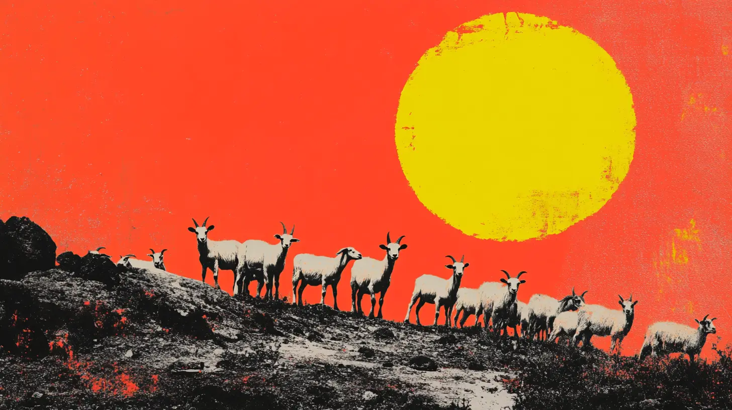 Goats On The Galapagos Islands