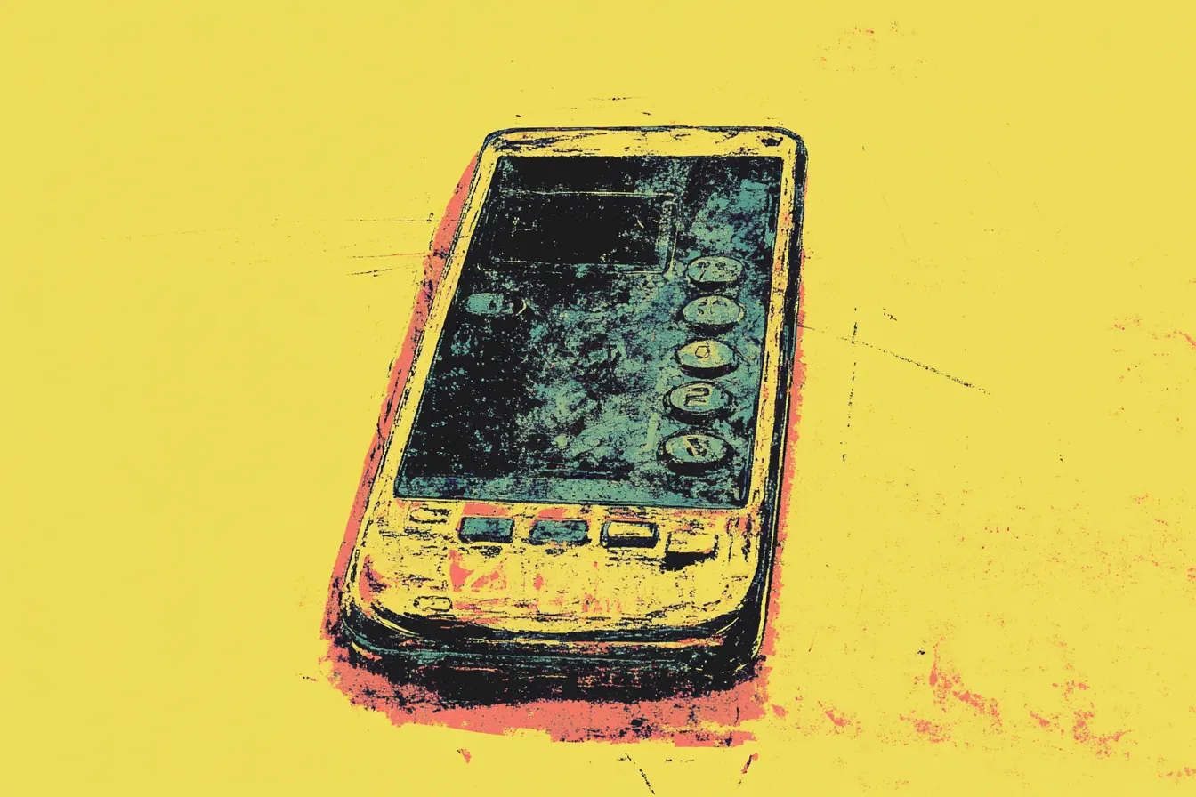© History Oasis A Bulky Smart Phone