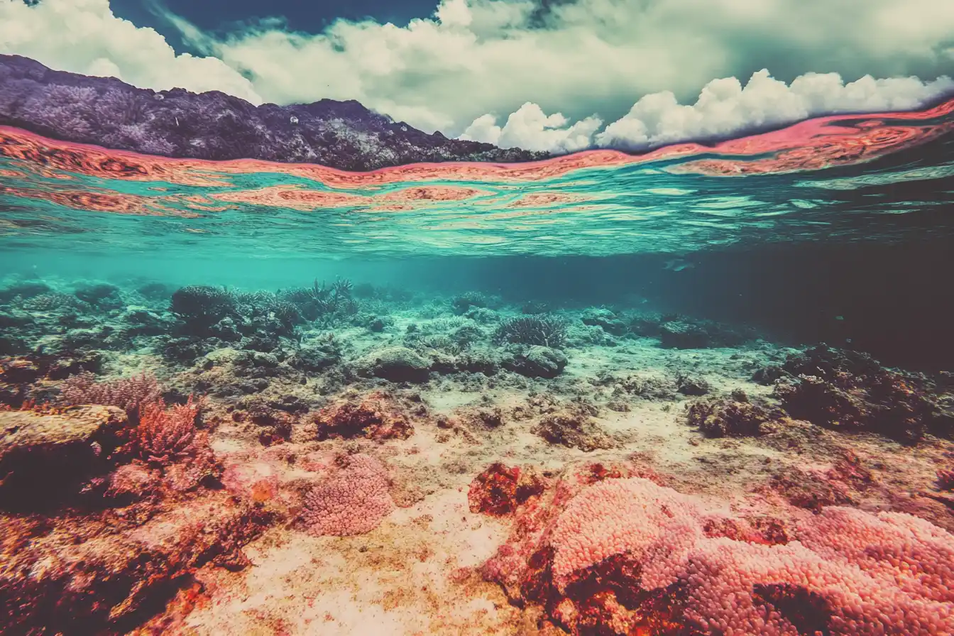 GREAT BARRIER REEF CORAL BLEACHING