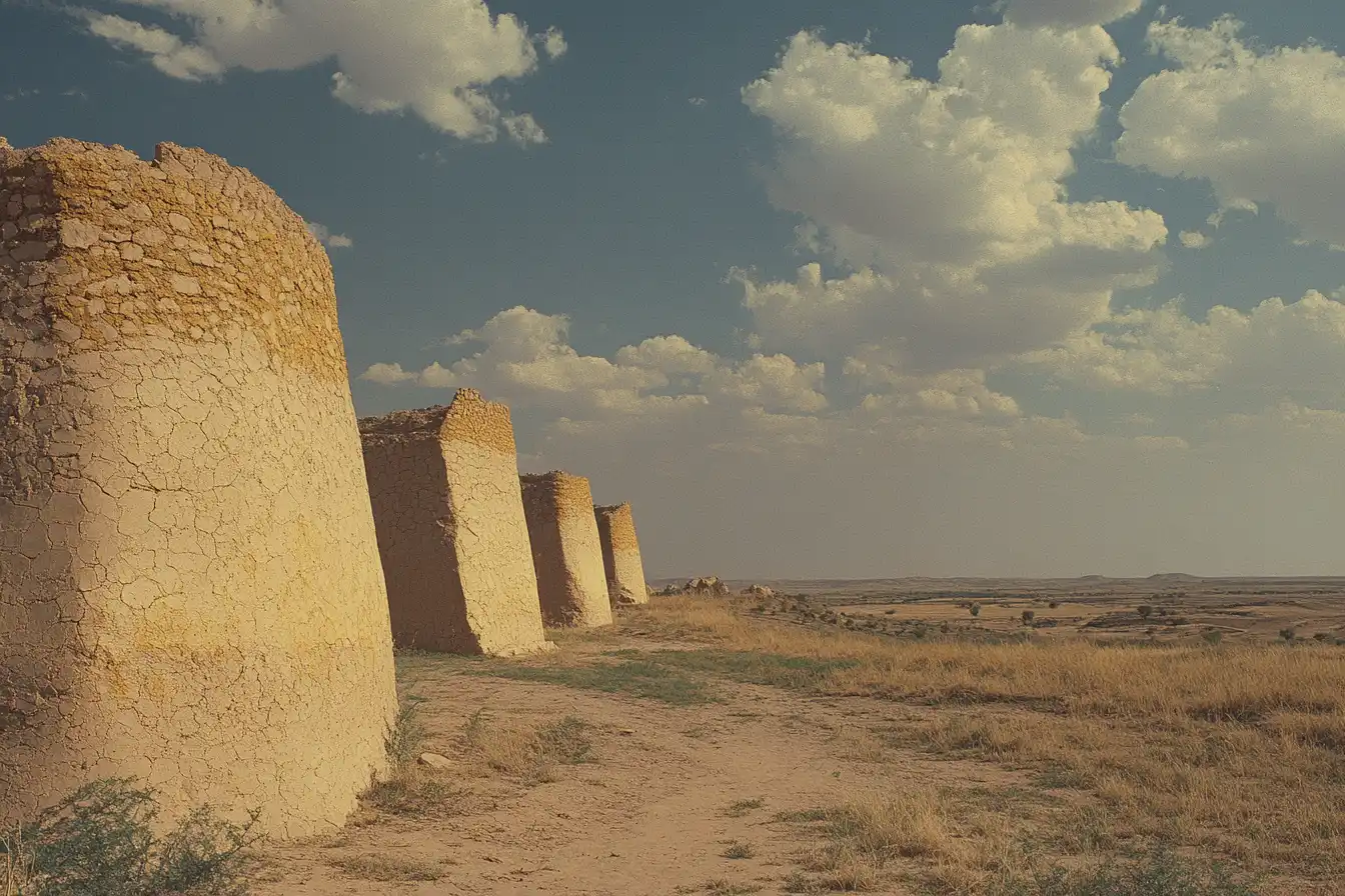 © History Oasis Ancient Massive Clay Fortifications