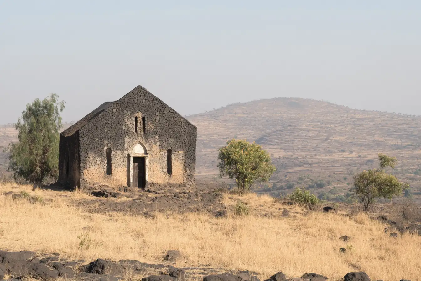 © History Oasis A Christian Church Carved Out Of Volcanic Rock