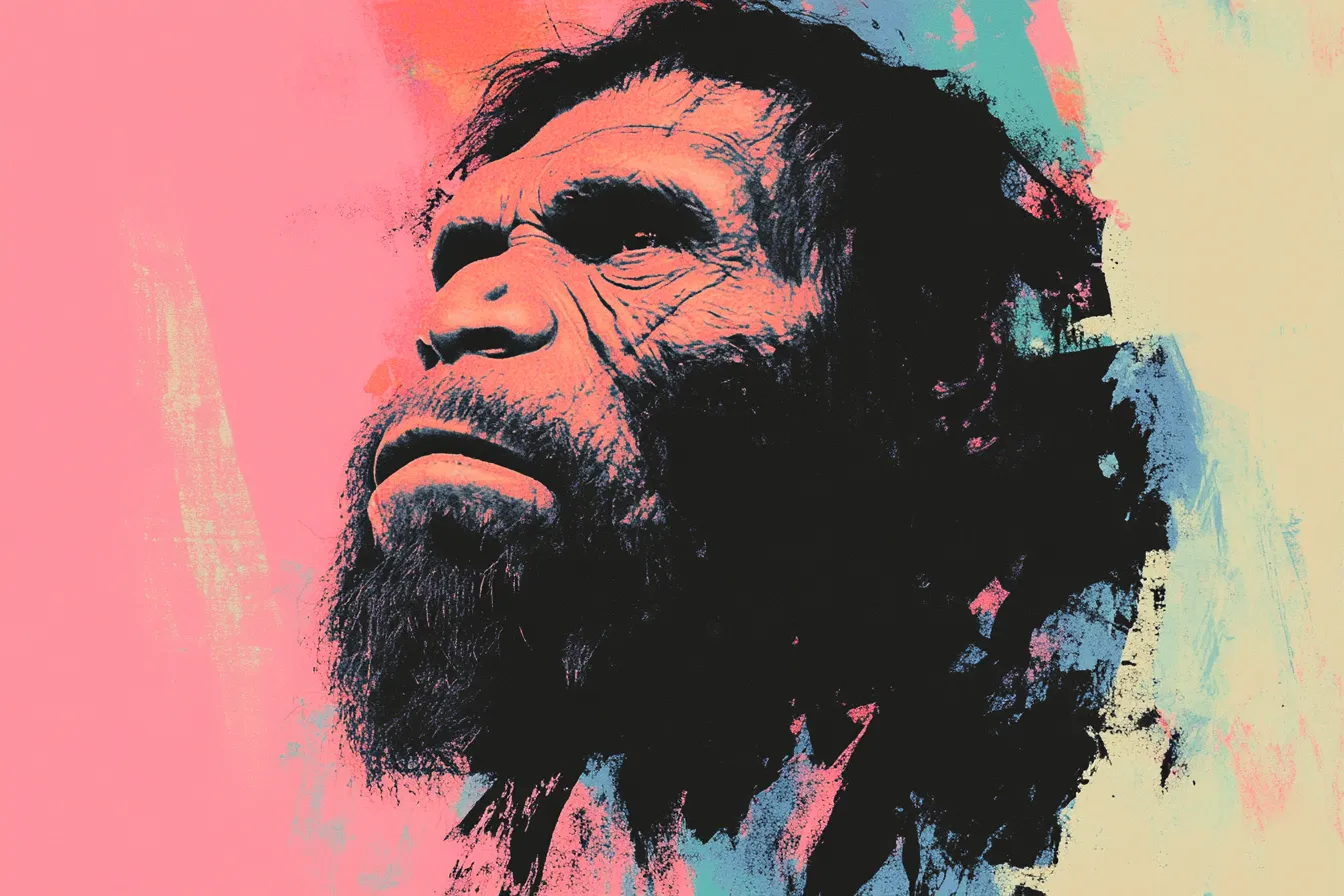 © History Oasis The Face Of A Neanderthal