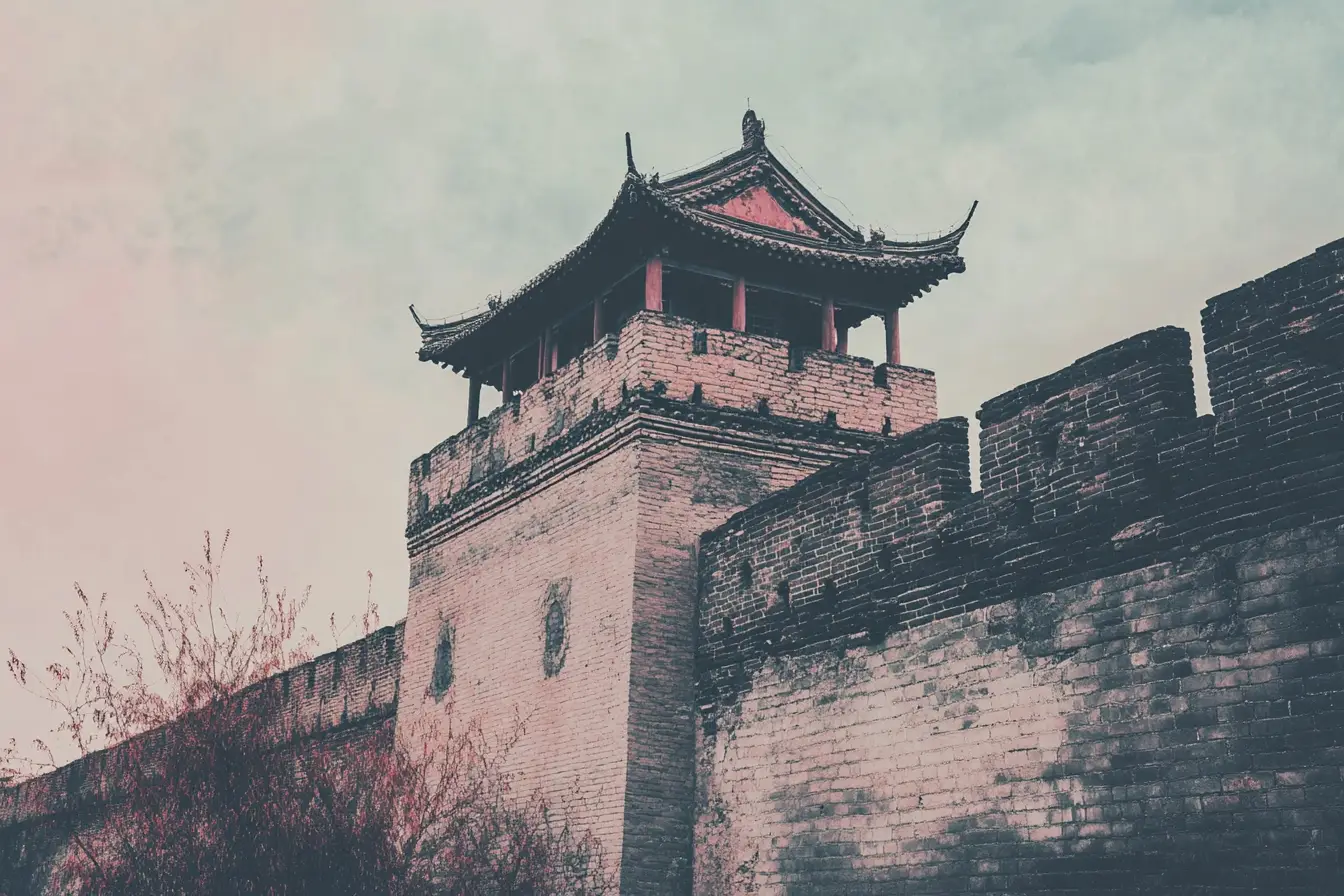 © History Oasis Walls Of Xian 14th Century