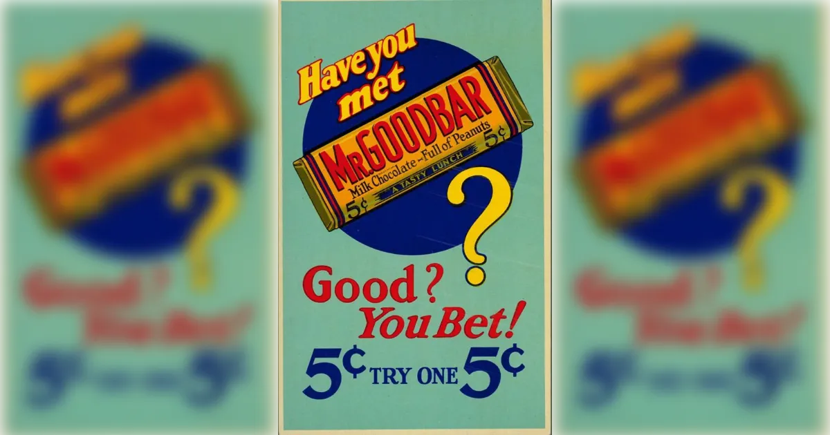 Mr Goodbar Vintage Ad