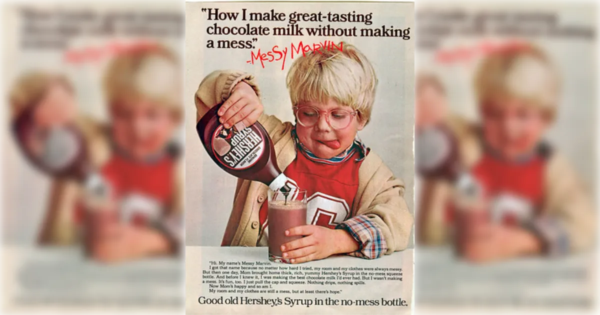 Hersehy S Chocolate Syrup Messy Ad