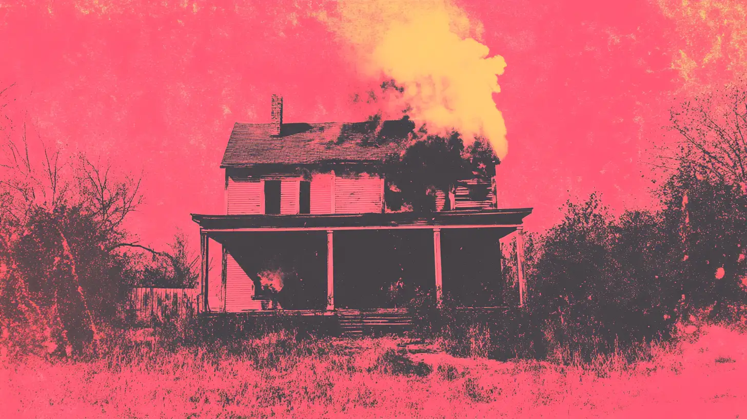 The Burning Of The Toll House Inn