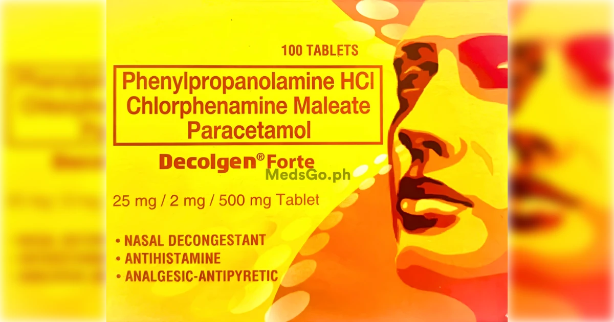 Decolgen PHENYLPROPANOLAMINE PPA