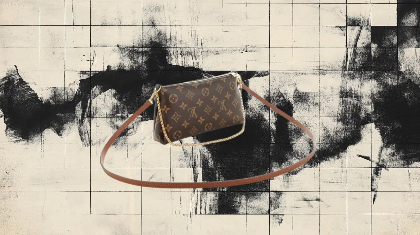 The Pallas Clutch, pulled from the website in 2017 — Louis Vuitton A small Louis Vuitton Monogram Pallas clutch with a long thin leather shoulder strap