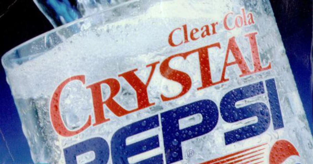 Crystal Pepsi Vintage Ad